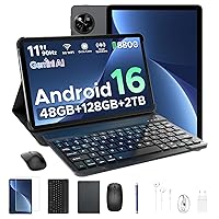 Luzglo P11 Android 16 Tablet 11 Pollici, 48GB RAM+128GB ROM (2TB TF)