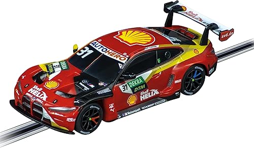Miniatura 2 de Carrera 64224 BMW M4 GT3 DTM Sheldon Van der Linde No.31 Escala 143 Ranura analógica Coche Racing Vehículo GO!!! Slot Car Toy Race Track Sets