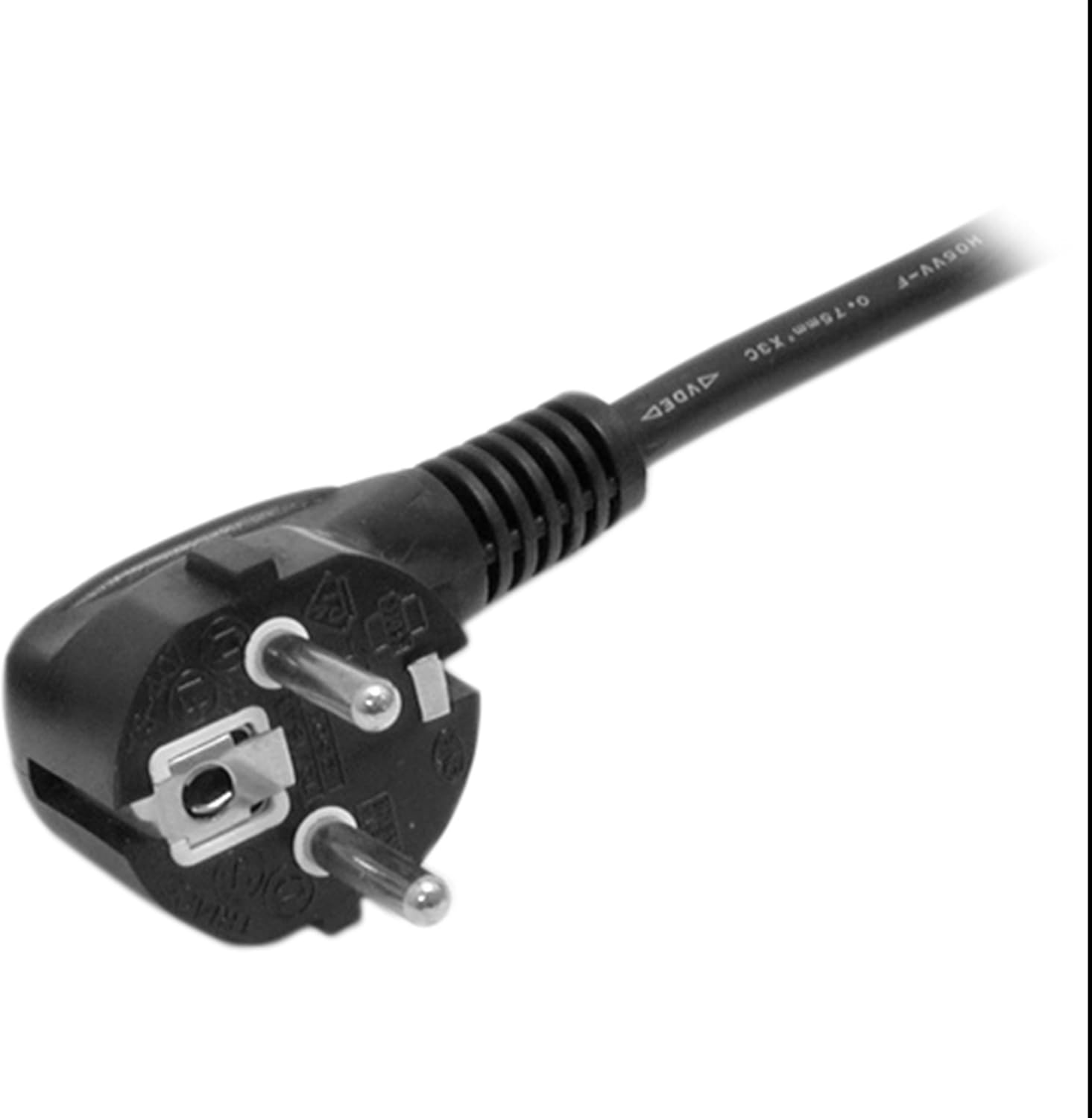 StarTech 6ft Computer Power Cord, 10A 250V, 18AWG, Black (PXT101EUR) image 2