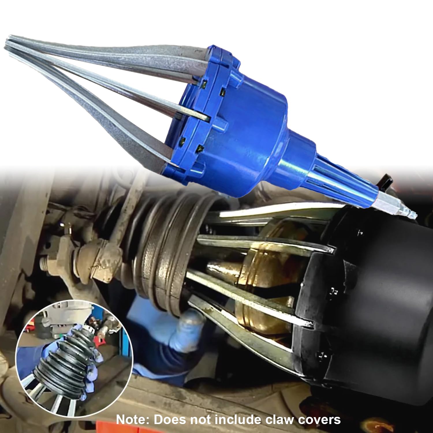 Divaricatore Per Cuffie Per Assali 20-120 mm,Espansore Per Stivale Del Giunto Omocinetico Pneumatico Universale,Divaricatore Pneumatico Per Giunti Cv,Per La Riparazione Degli Assali Delle Auto(Blu)