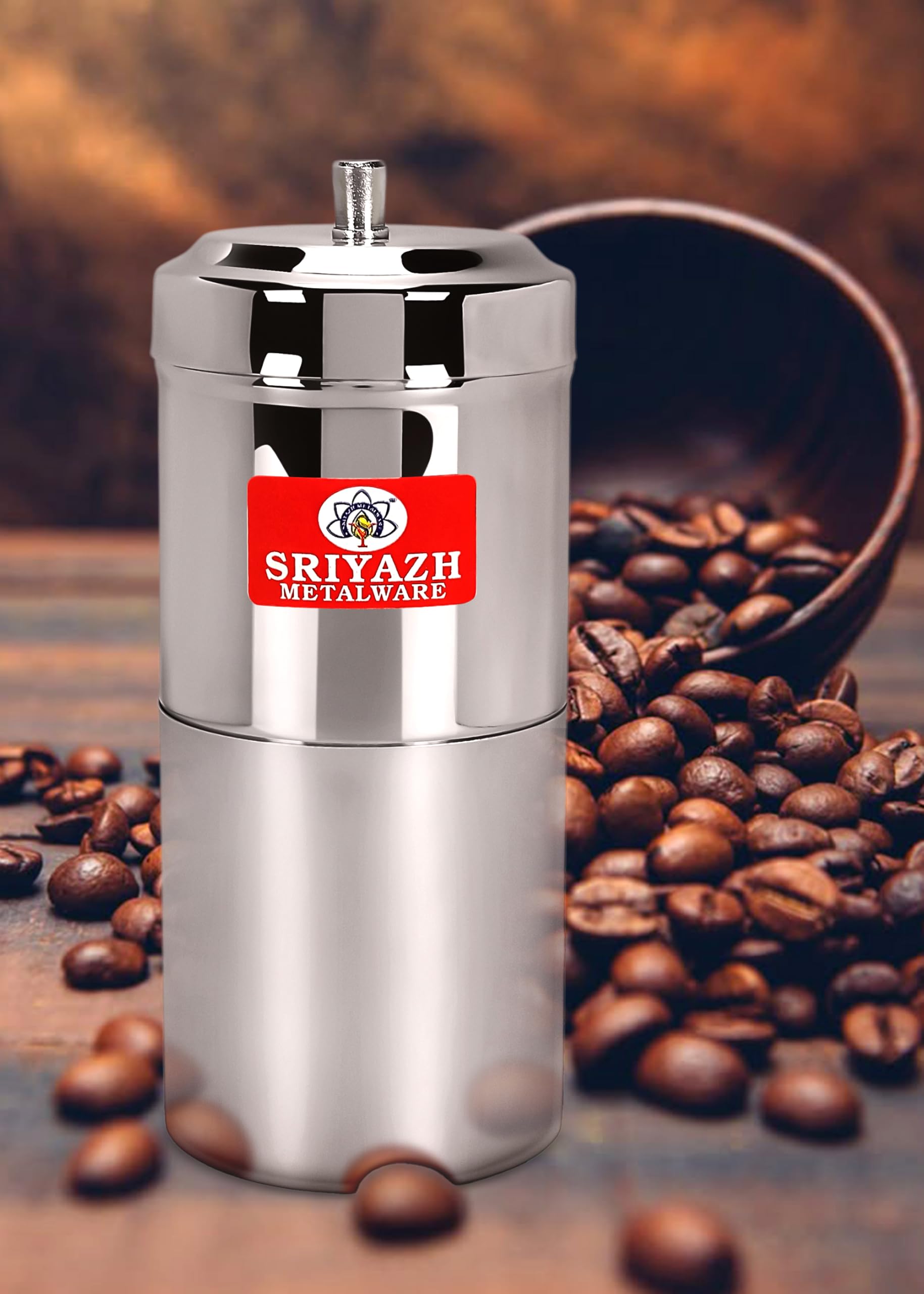 Sriyazh Metalware Stainless Steel Coffee Filter Size 1 (200m -3 Sriyazh Metalware Stainless Steel Coffee Filter Size 1 (200m -3