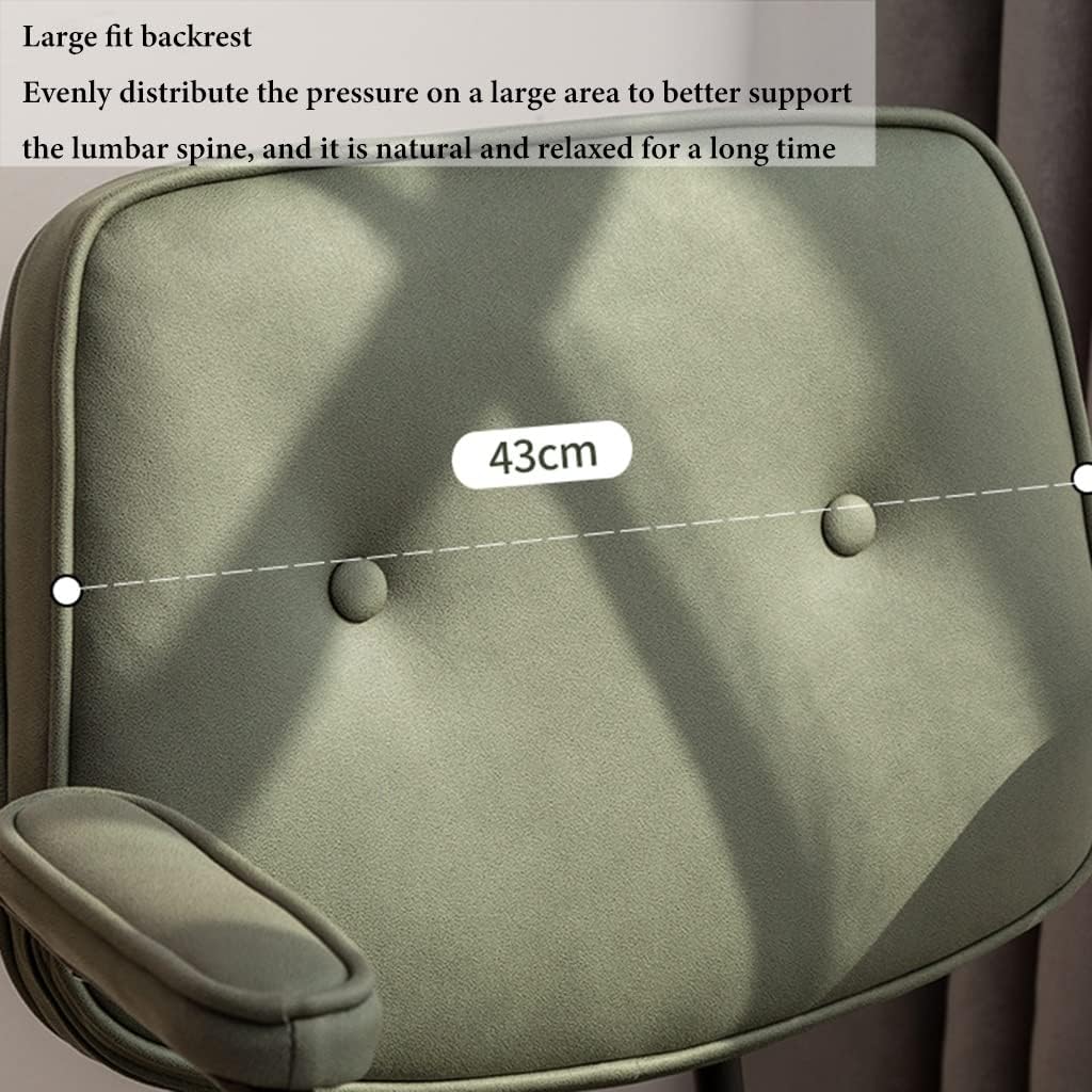 Kids Desk Chair, Adjustable Child Computer Desk Chair, Kids Task Chair with Arms, Growing Study Chair, Swivel Office Chair with Wheels, for Home (Color : /Black) (/Brown)