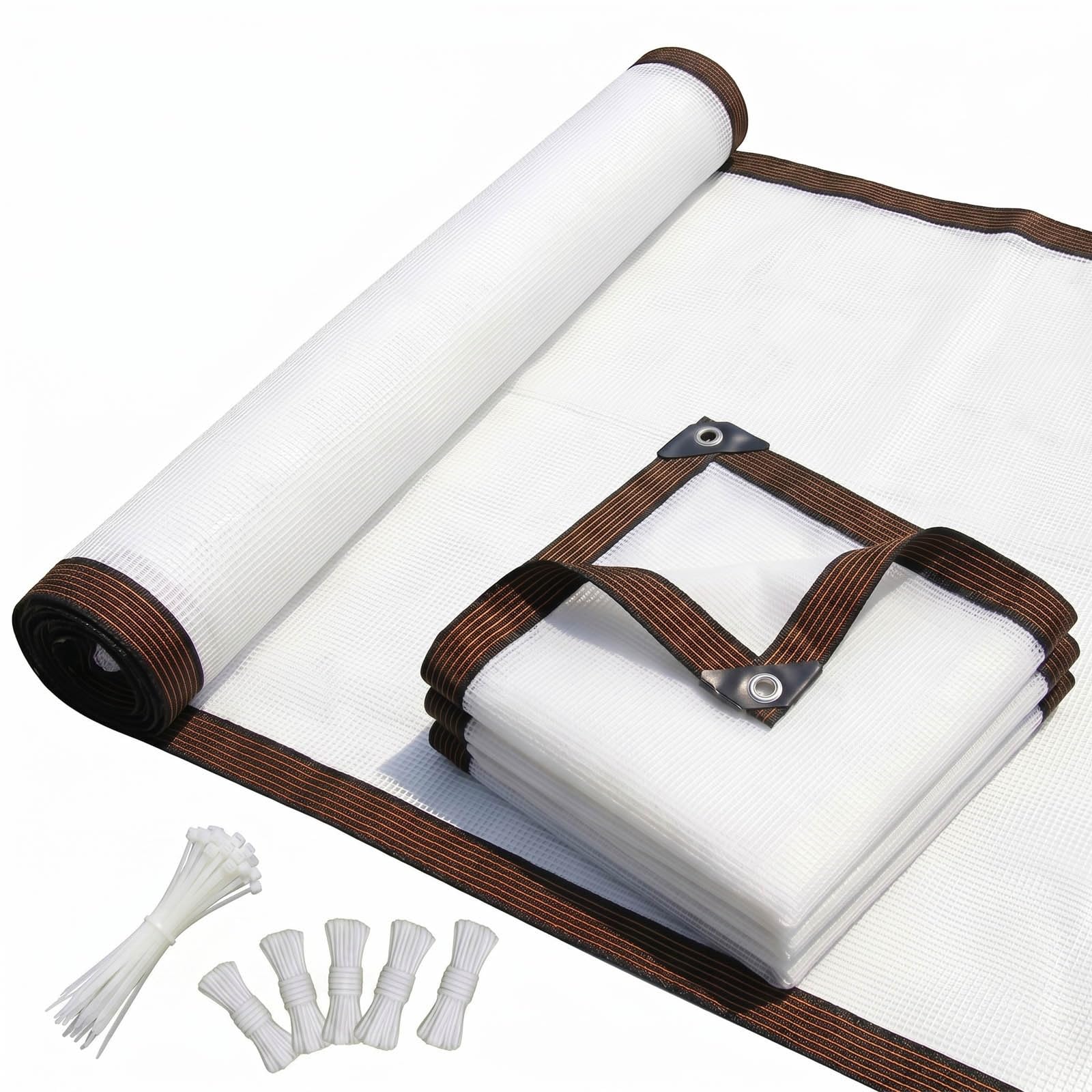 Protection plantes anti UV blanche 2x7m pour eliminer la chaleur et abriter le potager