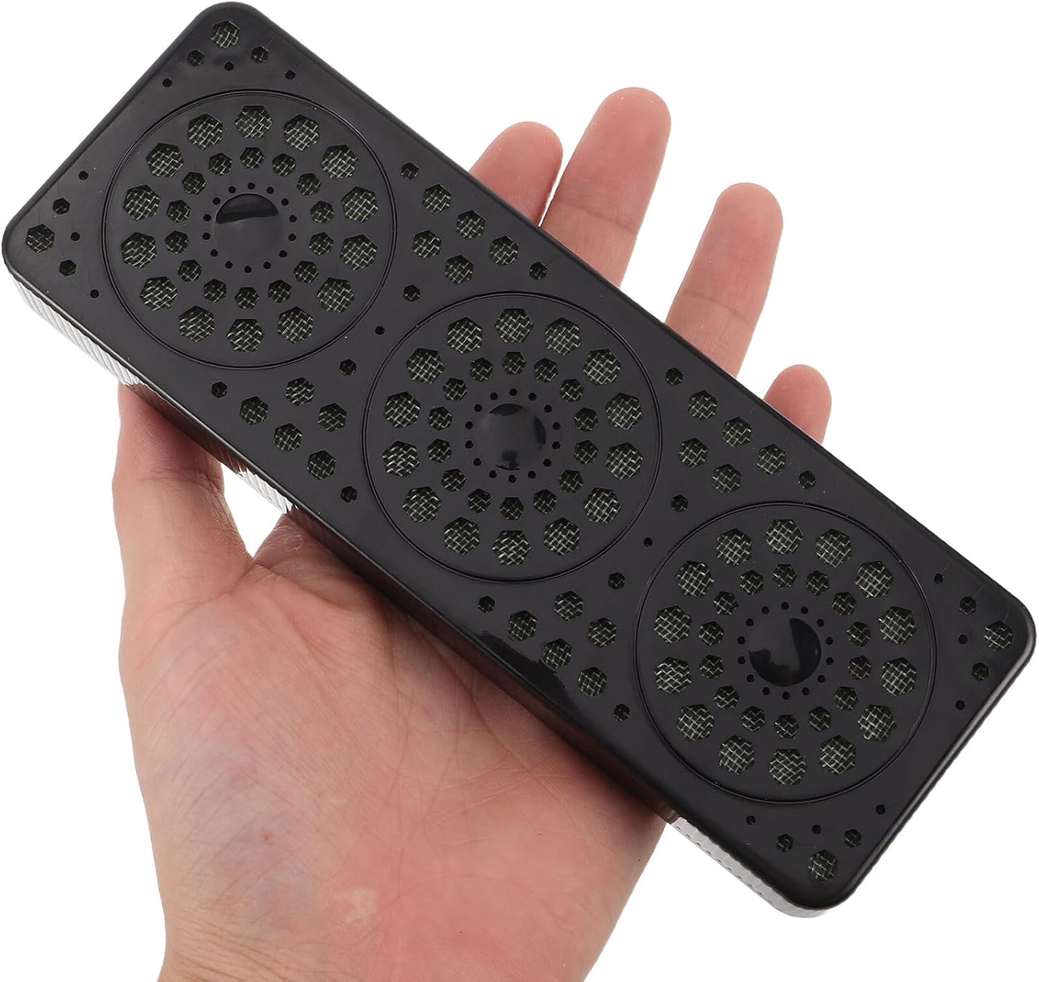 TIDTALEO 2pcs Rectangle Cigar Humidifier Tray Moisture Keeper, Large Black Humidity Control Accessory for Cigar Preservation Box, Travel and Office Cabinet Humidor