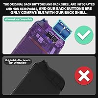 Vista 3 de eXtremeRate Clear Blue Replacement Full Set Buttons for Steam Deck, DIY Custom ABXY D-pad Trackpad Bumpers Triggers Buttons Screwdriver Tools for