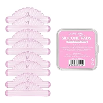 Korean Lash Lift Pads - 10 Pcs 5 Sizes Lash Lift Shields, Lash Lift Rods for Eyelash Curling and Lifting, Reusable Silicone Lash Rods For Eyelash Perm Lamination