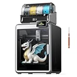 Creality K2 Combo 3D Printer, Multicolor Printing with CFS, High-Speed 600mm/s, Smart Auto Leveling, Quiet Printing, 300°C Nozzle, Dual AI Camera, Direct Drive Extruder, Build Volume 260x260x260mm