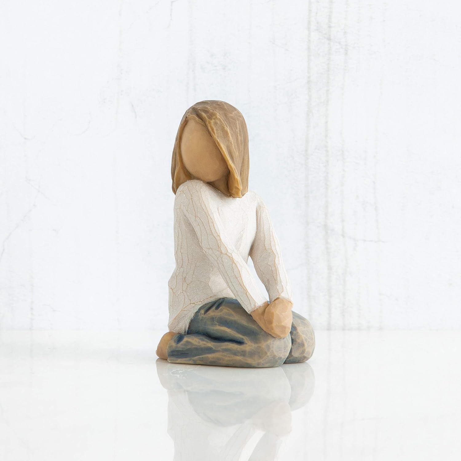 Willow Tree Joyful Child, Nurtured by Your Loving Care, A Reminder of Loving Family Relationships, Closeness, Love, Sculpted Hand-Painted Figure