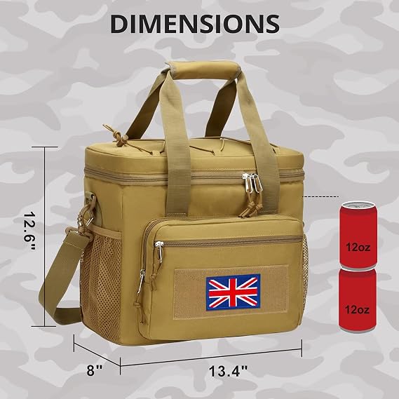 Lunch Box for Men,22L Tactical Lunch Bag Large Cooler for Work