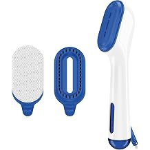 Conair 2-in-1 Clothes Steamer & Wand, Handheld Steamer with Fast Heat-up, Compact Portable Steam Iron with 12 Minutes of Steam, Lightweight Heat Wrinkle Remover with Ceramic Soleplate, White