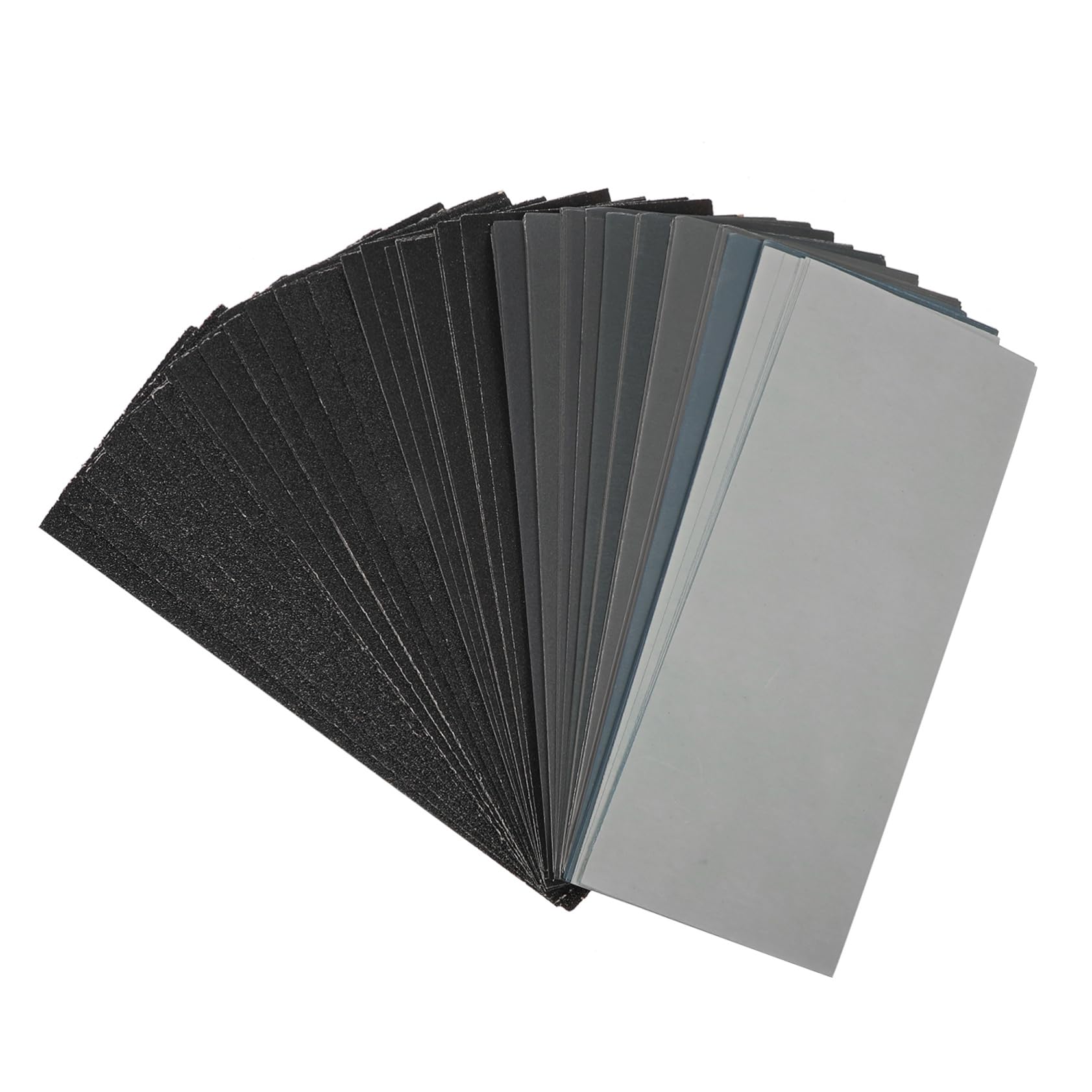 NUOBESTY 100pezzi Carta Abrasiva Umido e Secco Per Legno Metallo e Carrozzeria Utilizzabile Per Lucidatura e Finitura
