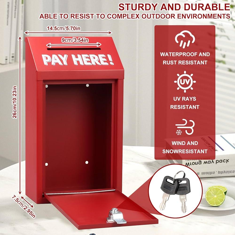 Amazon.co.jp: mumisuto家庭用金庫 小型金庫 壁掛け式 貯金箱 鍵付き