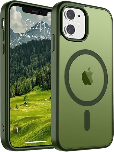 Miniatura 270 de SUPFINE - Funda magnética para iPhone 14 Pro Max (compatible con MagSafe), (protección contra caídas de grado militar de 10 pies), delgada, Negro