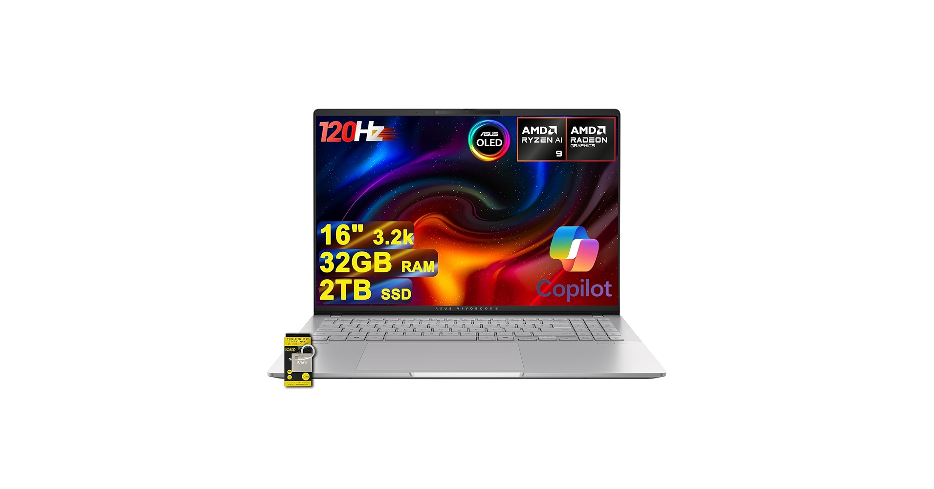 Amazon.com: ASUS Vivobook S16 AI Laptop 16