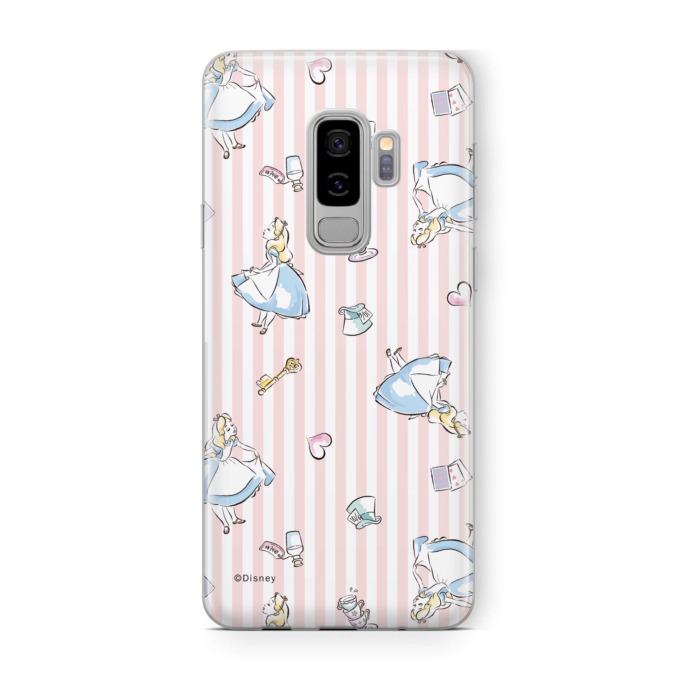 ERT GROUP mobile phone case for Samsung S9 PLUS original and officially Licensed Disney pattern Alice 001 optimally adapted to the shape of the mobile phone, case made of TPU