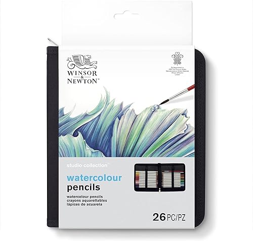 Miniatura 3 de Winsor & Newton - Colección Studio - Lápices de artista, estuche de lápices acuarela, juego de 26