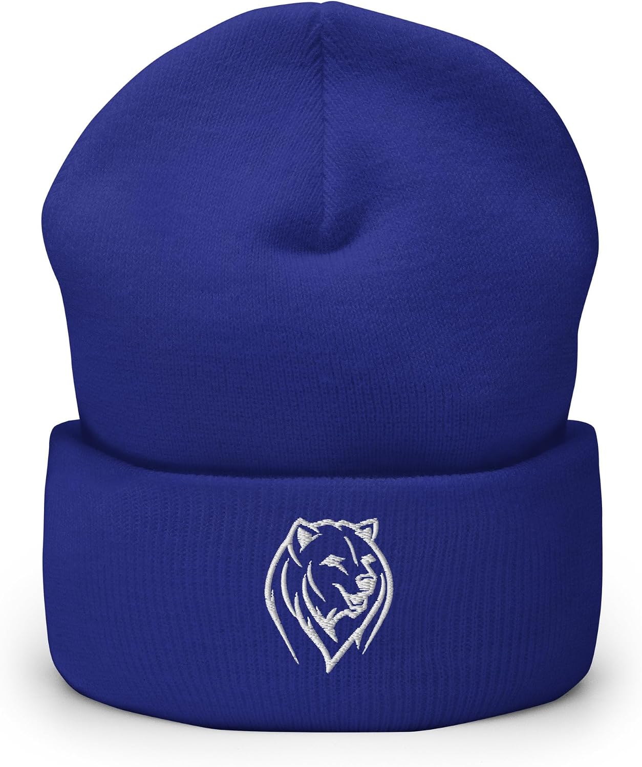 Bear Beanie, Embroidered Cuffed Animal Embroidery Party Men Women Stretchy Winter Adult Aesthetic Cap Hat Gift
