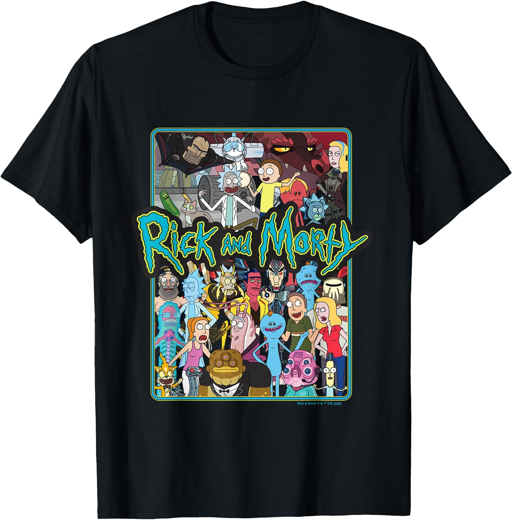 adidas rick and morty t shirt