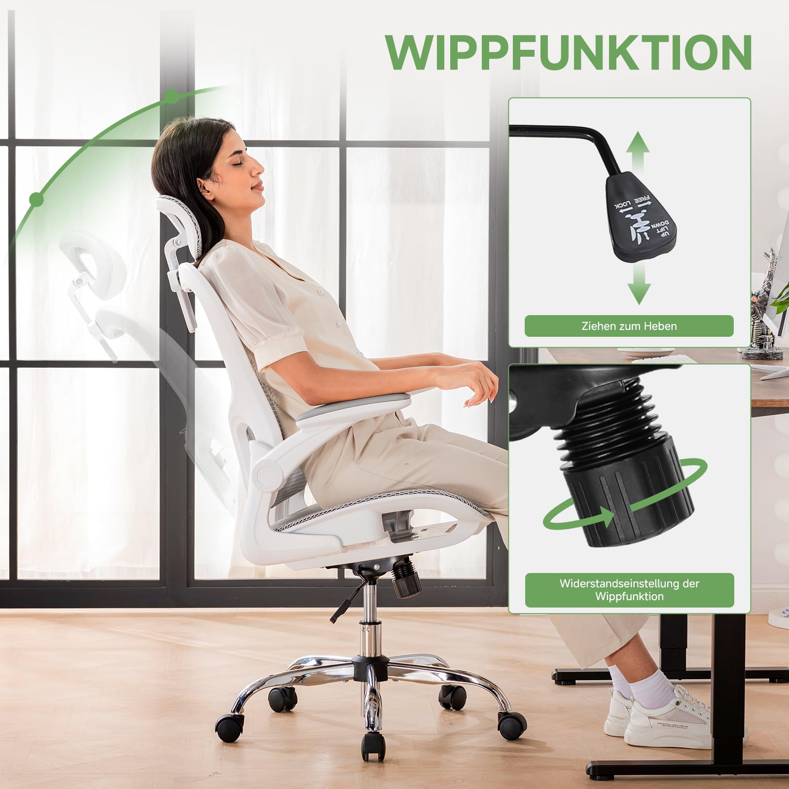 Gtplayer Bürostuhl Ergonomisch – Bild 5