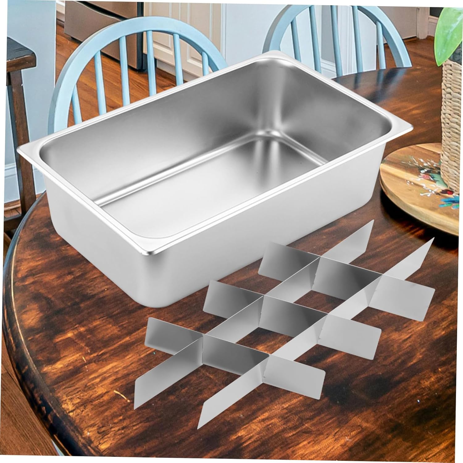 Pot Compartment Part Reusable Pot Divider for Electric Fryer Stacking for Kitchen Fryer