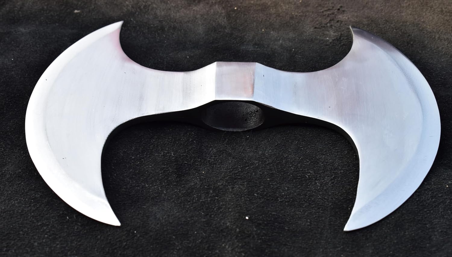 Double Pointed Axe Weapon, Viking Axe Costume Battle Edge, Collectible Gift, Medieval Hand Forged Double Edged Viking Axe, Twin Blade, Outdoors, Wood Chopping Axes