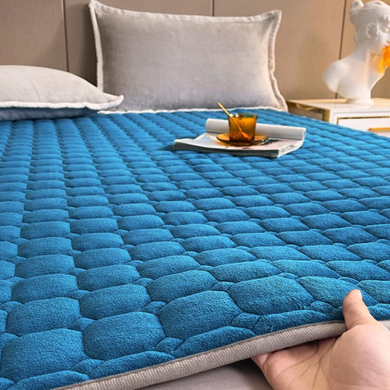 Single Bed Pad Style M 100 x 200 cm Semi-Double Bed Pad Double Bed Pad Bed Pad Bed Blanket 150 x 200 cm (Style M13 180 x 200 cm)