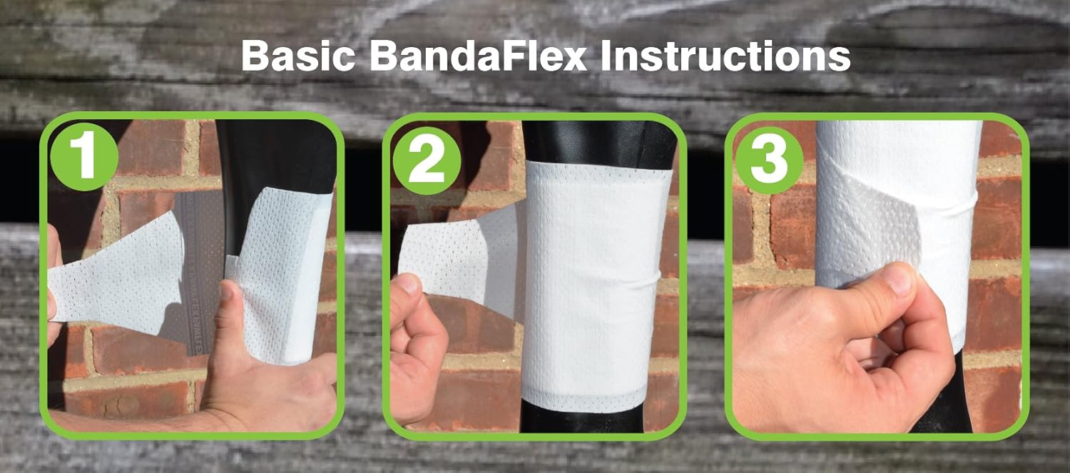 Cohesive wrap Alternative Equine BandaFlex Horse Bandages for Lower Leg Double Catch Fasteners Super Stretch, Disposable, Washable & Breathable (Small 30 Pack)