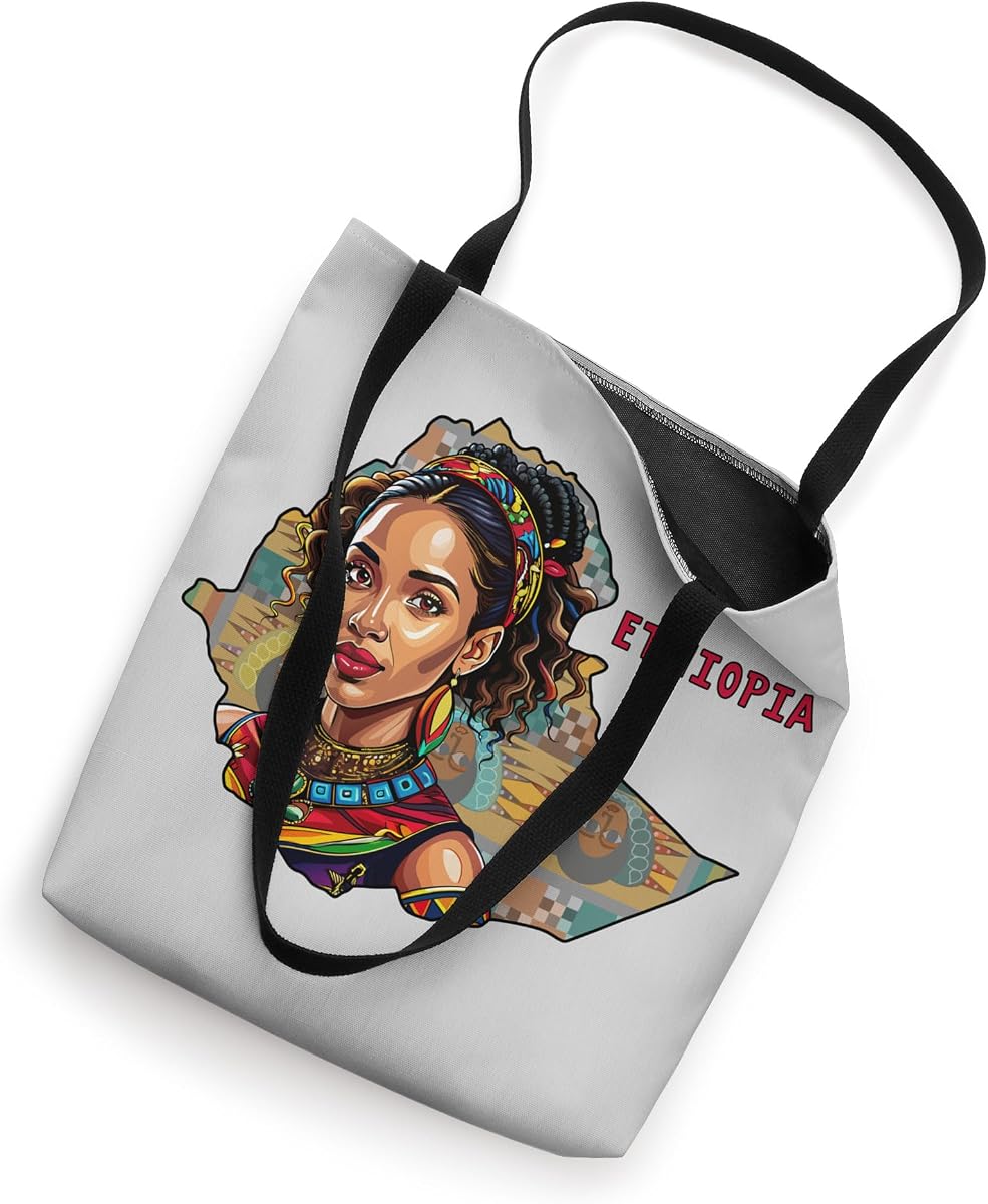 The Shopper Tote in Hand-Spun Ethiopian Cotton view 2