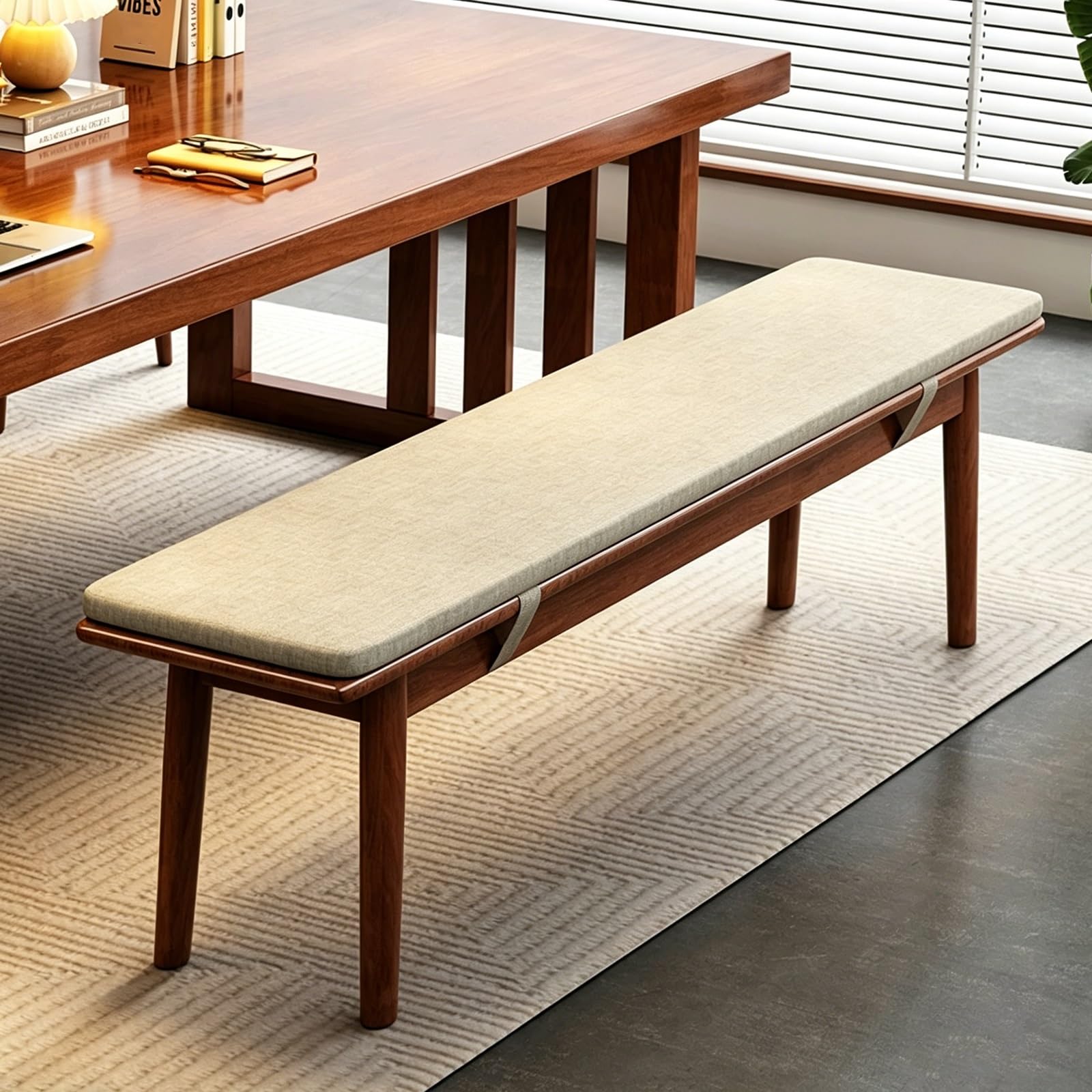 Banquette Étroite en Caoutchouc Idéale pour Salle à Manger et Couloir