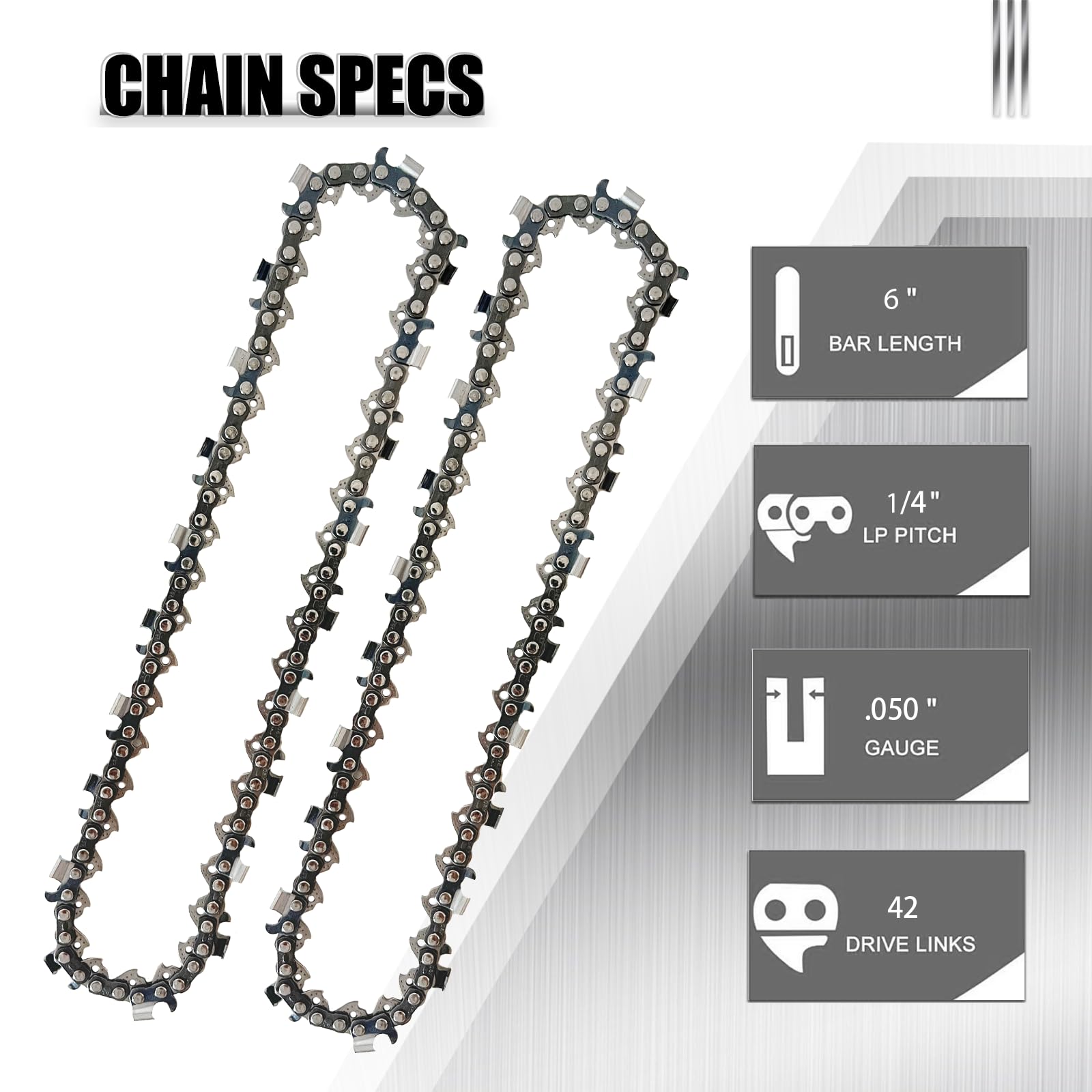 Amazon.com : 6 Inch Chainsaw Chain for Worx WG320 WG320.9 WG321