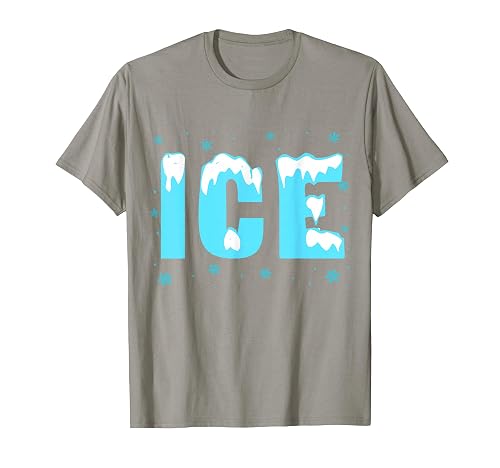 Funny Ice Costume Halloween Family Matching Men Women T-Shirt