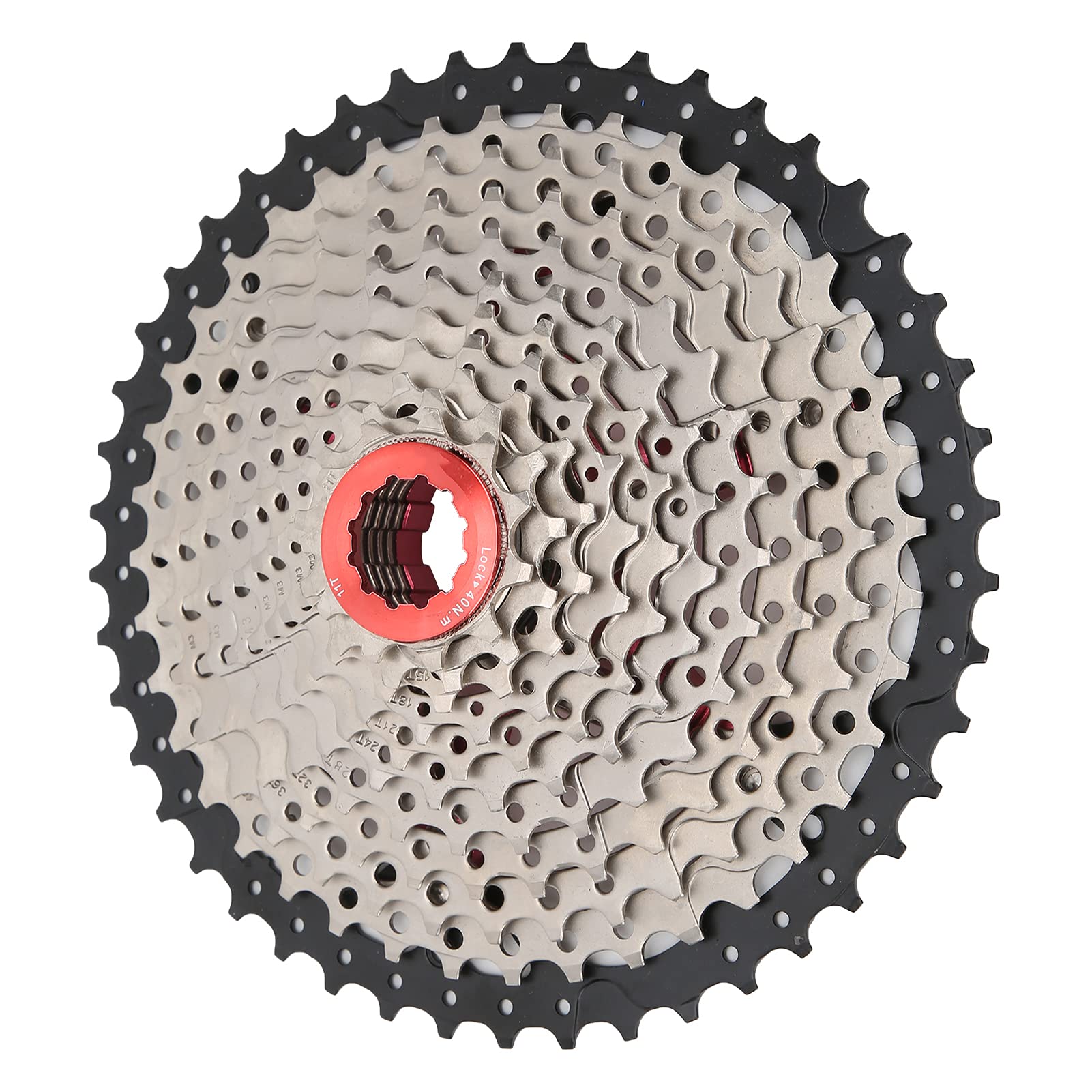 Bnineteenteam Fahrrad-Freilauf-Kassette, 11-Gang-Kassette 11‑46T Mountainbike-Freilauf-Kassette Ritzel Fahrrad-Freilauf
