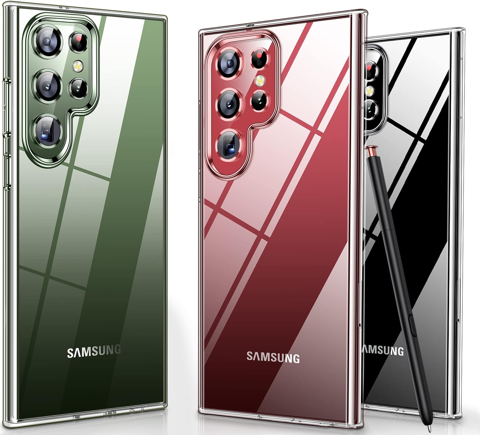 for Samsung Galaxy S23 Ultra Case [Never-Yellowing] [10 FT Military Drop Protection] Slim Fit Soft TPU Silicone Shockproof Phone Case for Galaxy S23 Ultra Case 6.8 inch - Crystal Clear