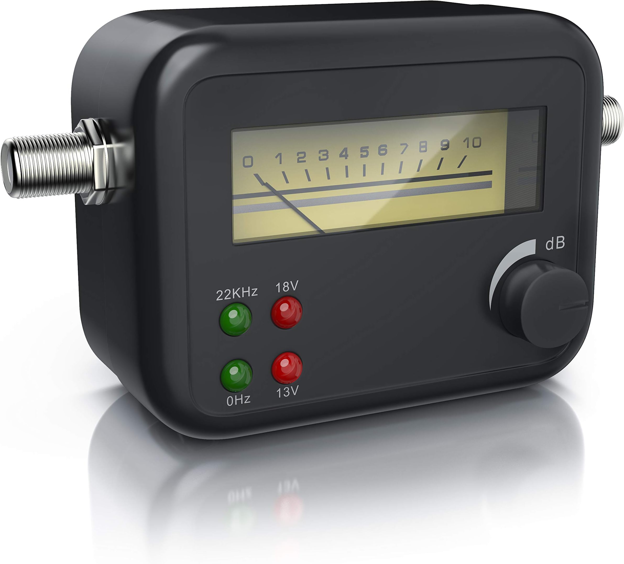 CSL - Sat-finder satellite finder with level display - pointer display measuring device with signal sound - HD-capable - for optimal positioning of satellite antennas digital satellite systems