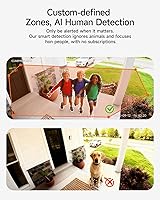 Vista 7 de 2.5K Security Camera Wireless Outdoor, Battery Powered Indoor Camera Free Person Detection, Magnetic Mount Cameras for Home Security, Color Night