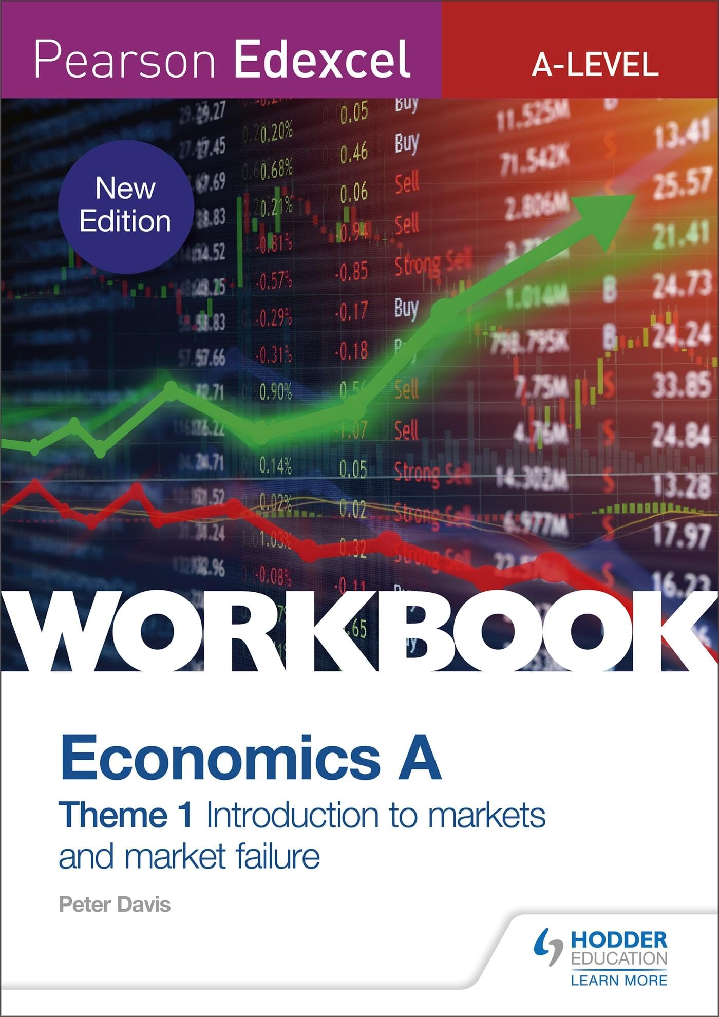 Hodder Education Pearson Edexcel A-Level Economics A Theme 1 Workbook: Introduction to markets and market failure