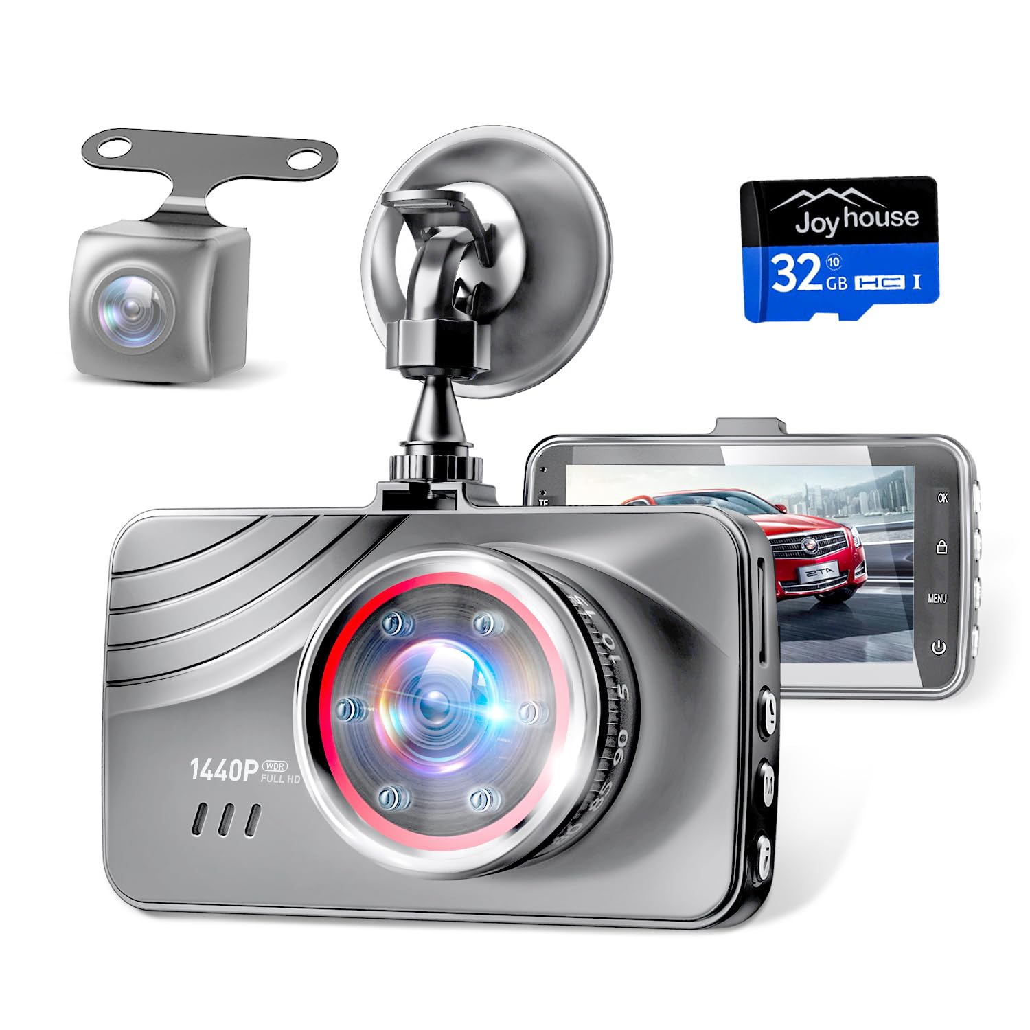 Amazon.co.jp: ドライブレコーダー 前後カメラ 【2024業界新登場&1440P