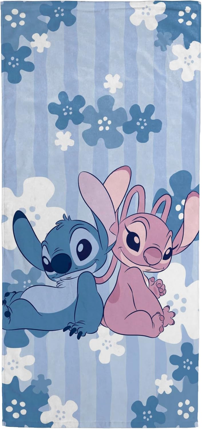 Jay Franco Beach Towel - 100% Cotton Kids Super Soft Absorbent Bath Towel, 28" x 58" Inch Lightweight for Travel, Official Licensed Product, Purple - Toy Story