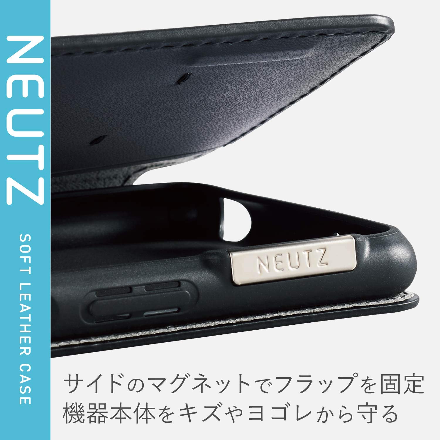 Amazon.co.jp: エレコム Xperia 5 II ケース ソフトレザー 磁石付