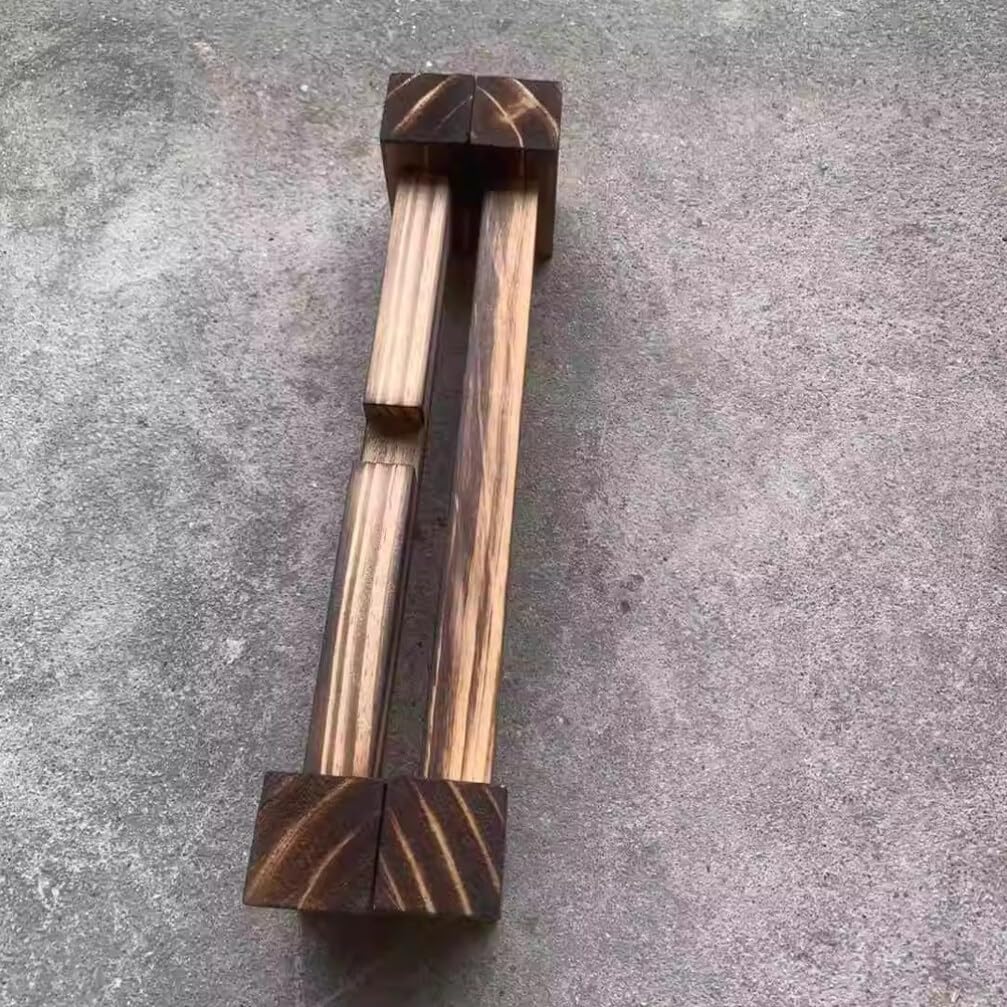 BESPORTBLE Wooden Plant Stand for Indoor Use Elegant Wood Flower Pot Rack for Display Space-saving Design Cross-shaped Structure for Home and Greenery Enhancement