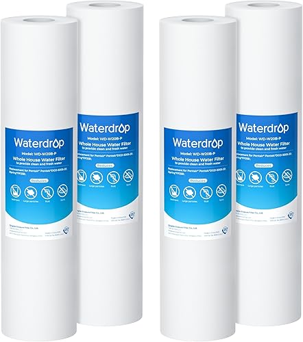 Miniatura 9 de Waterdrop Filtro de agua para toda la casa, filtro de agua para toda la casa, filtro de carbono y filtro de sedimentos, repuesto para cualquier