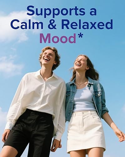 Miniatura 6 de Terranics Ashwagandha - Suplemento de L-teanina para aliviar el estrés, combinado con GABA, bálsamo de limón, extracto de flor de manzanilla, sin