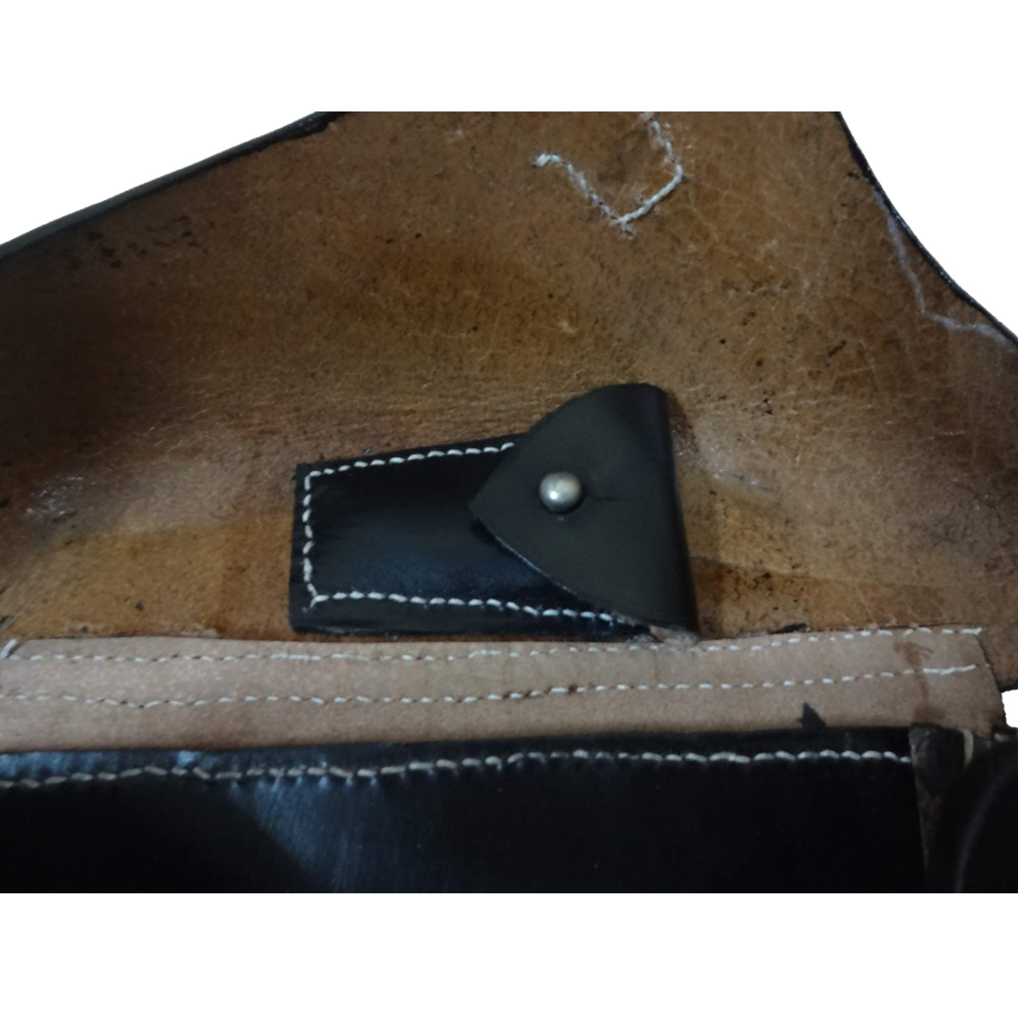 WWII German Luger P08 Hardshell Holster (Black) - Reproduction, No Takedown Tool