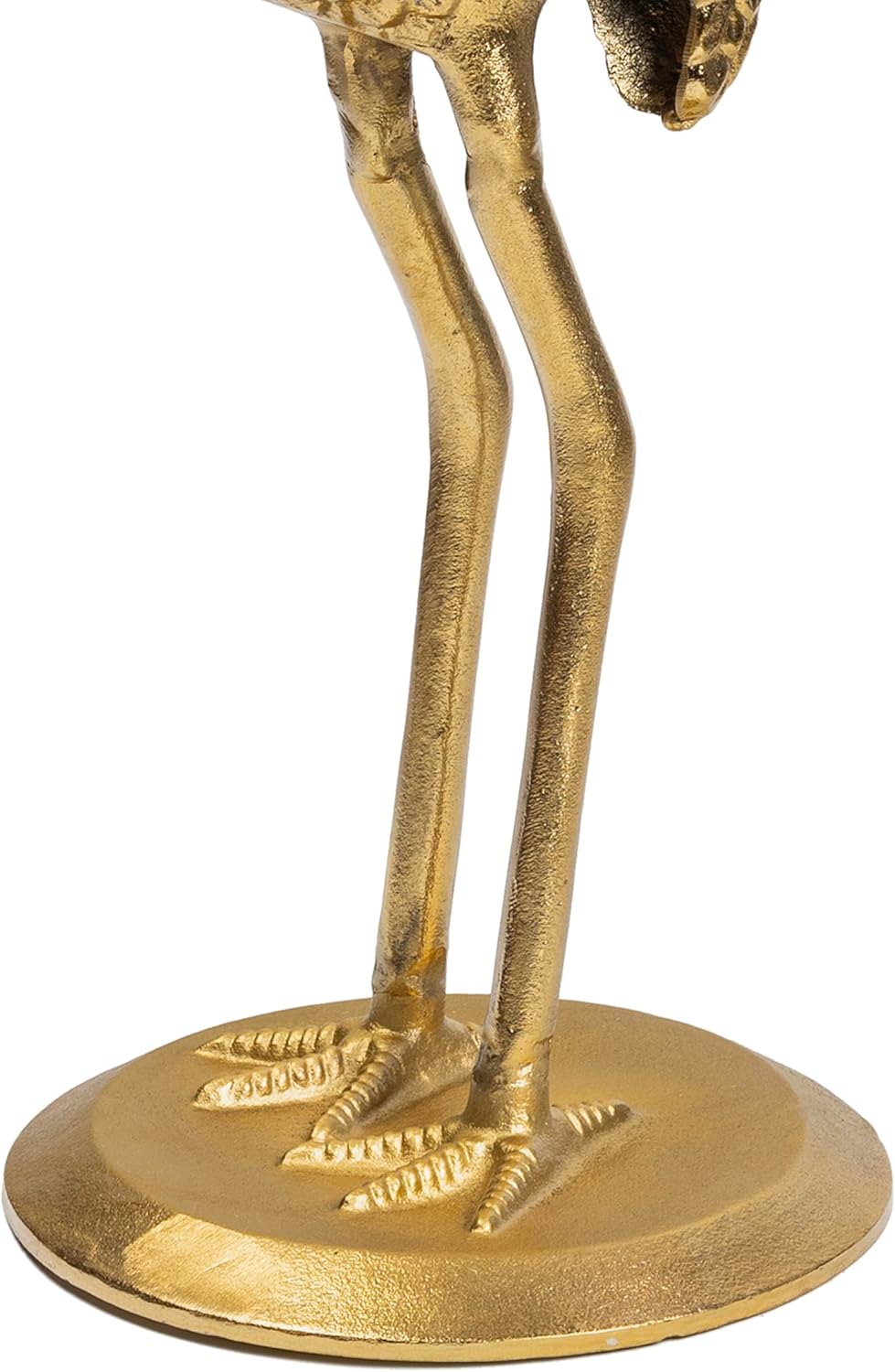 JONATHAN Y END1006B Blanche 25" Classic Mid-Century Glass Top Flamingo End Table for Living Room, Bedroom, Office, Bathroom, Gold