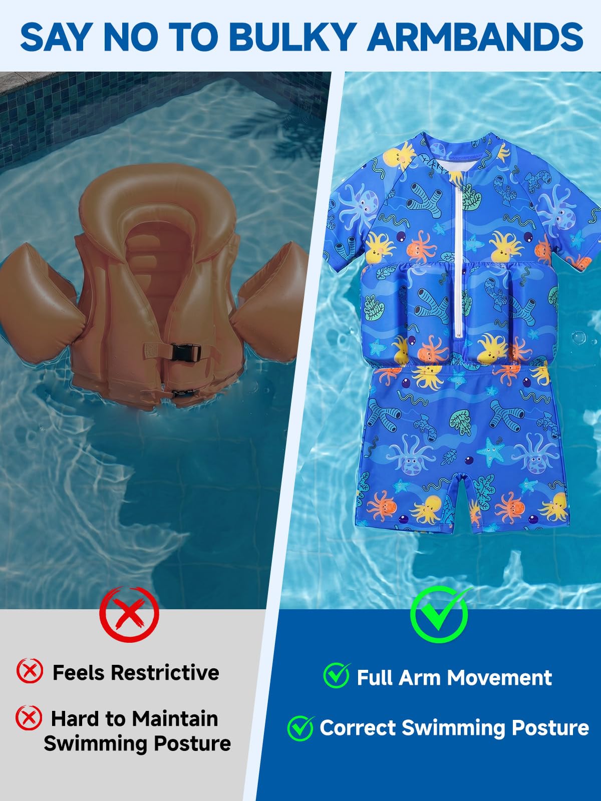 Badeanzug Baby Mädchen Jungen mit Floatation Kleinkind Schwimmtraining Hilfe Schwimmende Badeanzug EIN Stück Schwimmern Badeanzüge
