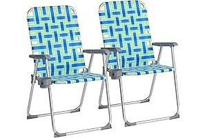 VINGLI Lightweight Lawn Chair: Comfortable, Portable Relaxation