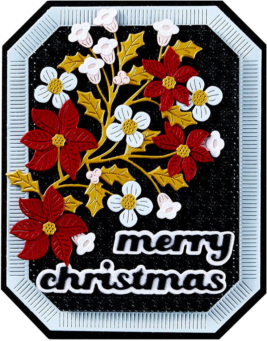 Spellbinders S5-641 Emerald Cut Labels and Tag Etched Dies from The Home for The Holidays Collection