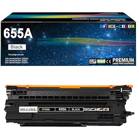 CF450A Black Toner Cartridge Replacement for HP Laser Printers