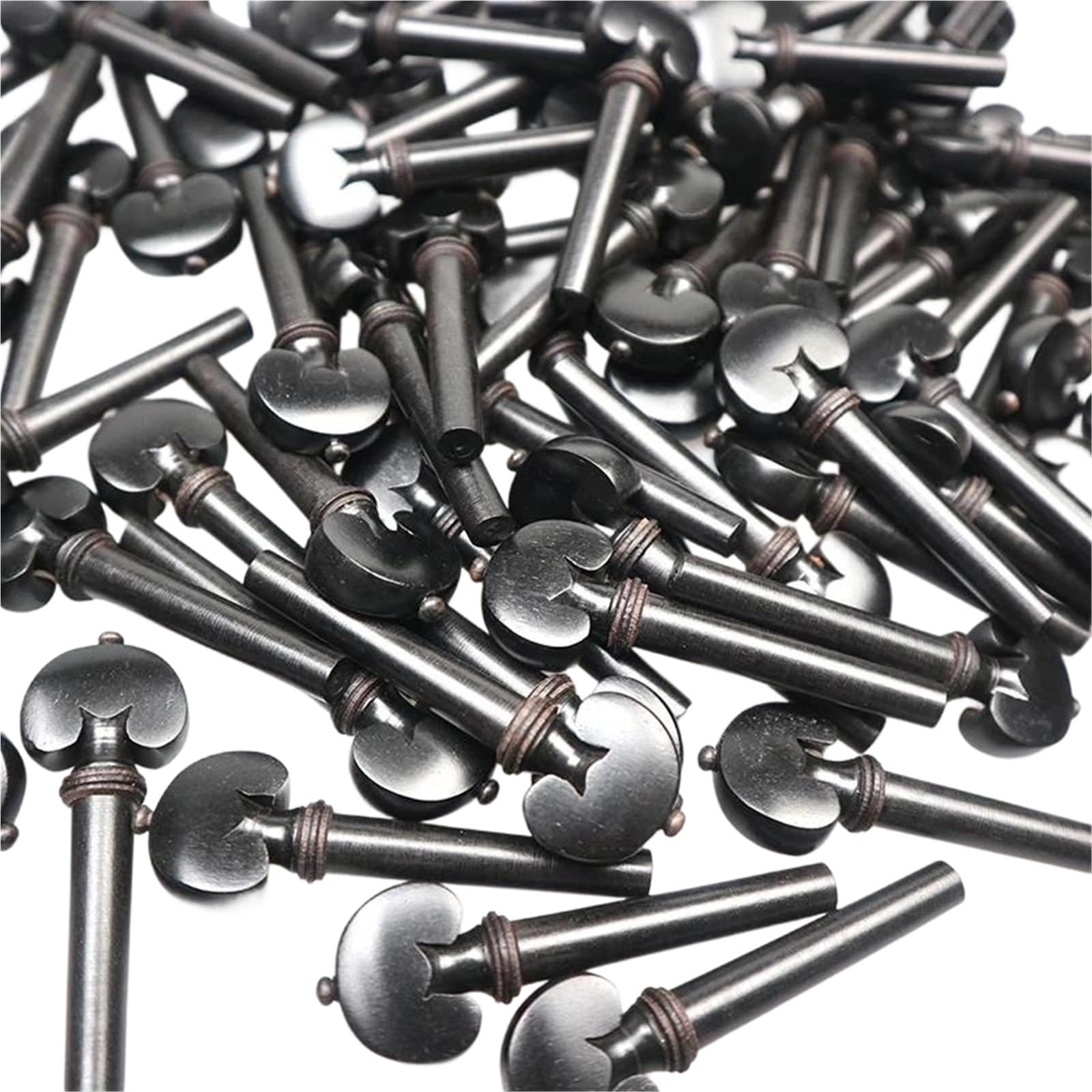 Accessori Per Strumenti A Violino 20 Pezzi Di Dimensioni Standard Per Violino Corde Per Accordatura Chiavi In ​​legno Ebano Parti Dellaccordatore Per