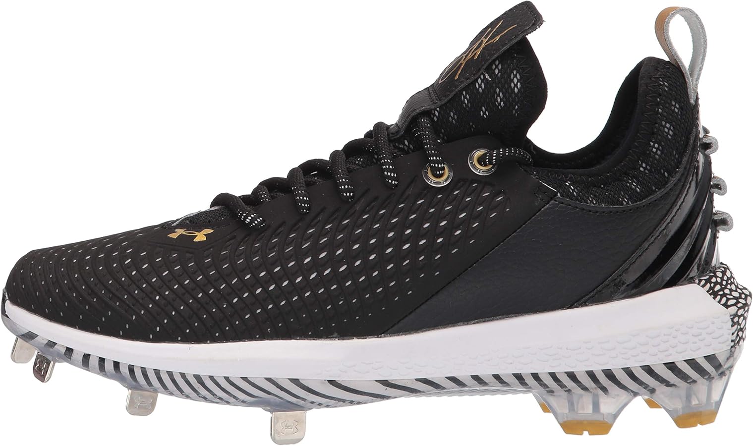 Amazon.com | Under Armour Men's Harper 5 Low ST, Black, 15 M US